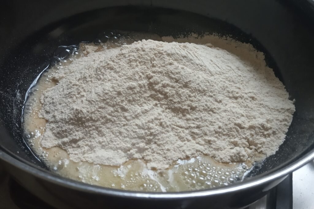 Adding ghee