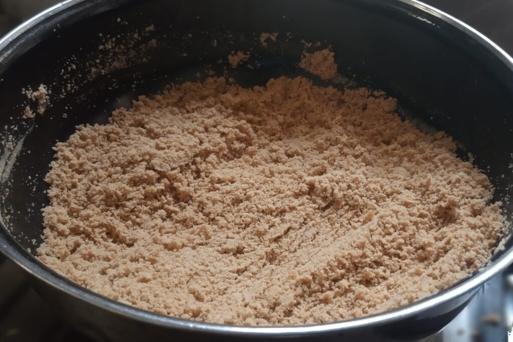 Roasted flour