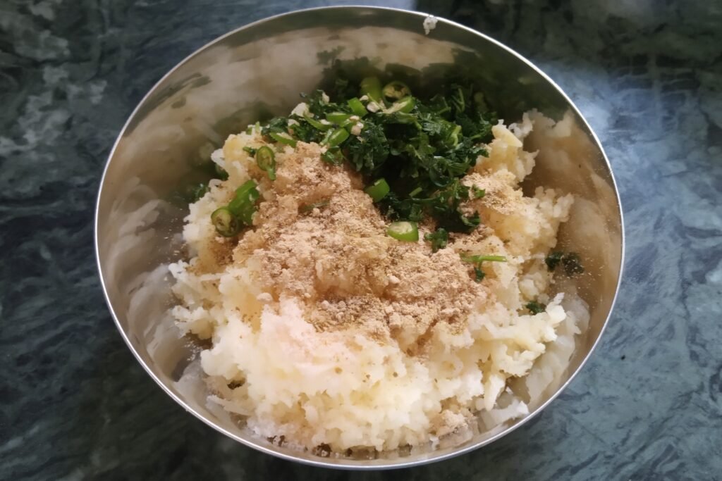 Adding spices and herbs