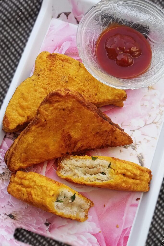 Crispy bread pakora recipe