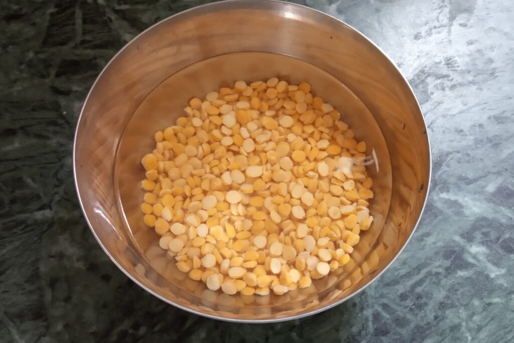 Soaked chana dal