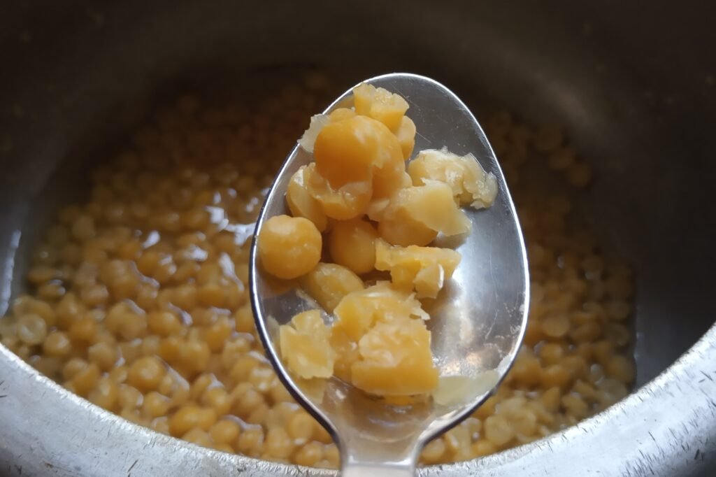 Cooked chana dal