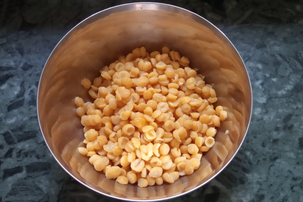Cooked dal in a bowl