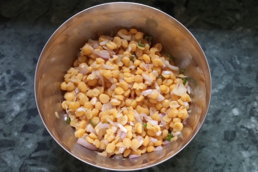 Chana dal stuffing