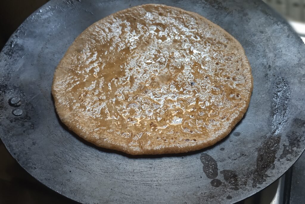 Applying ghee