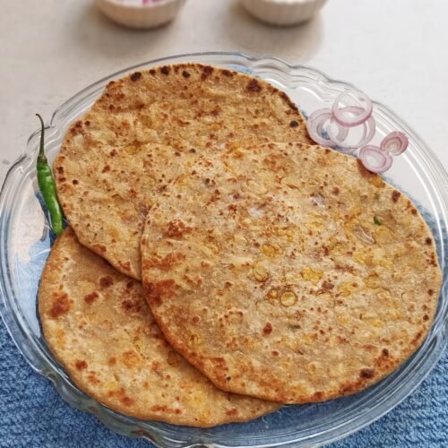 Chana dal paratha