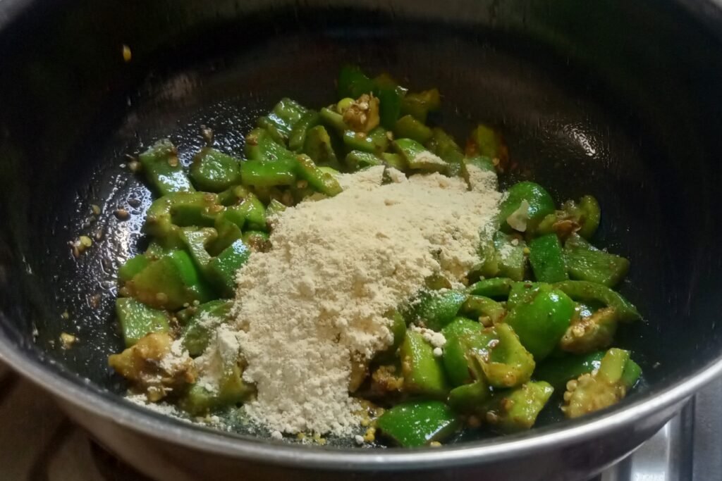 Adding gram flour