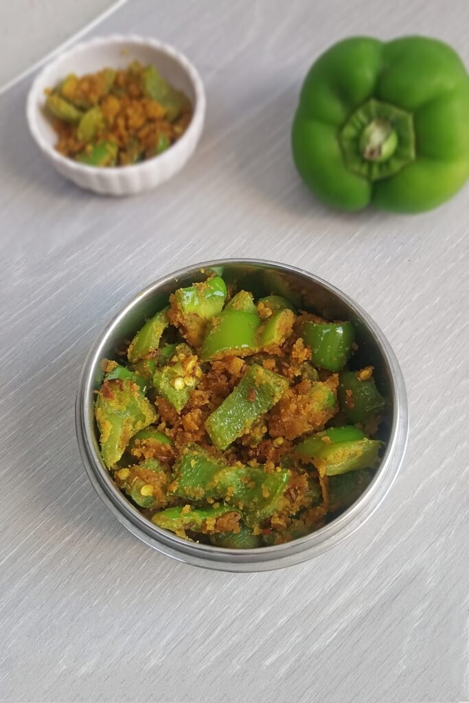 Besan shimla mirch recipe