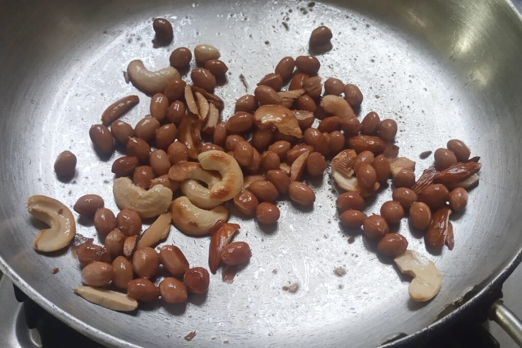 Sauteed nuts