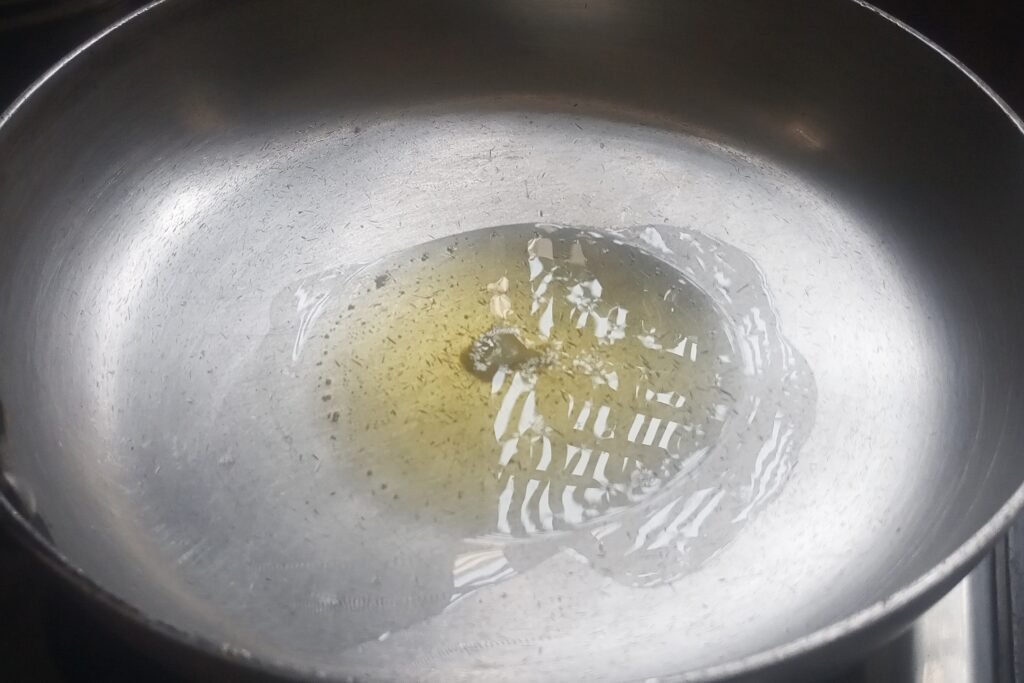 Heating ghee